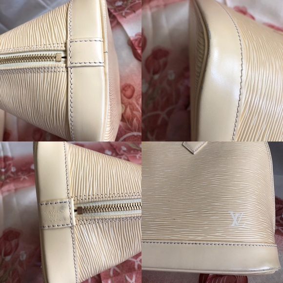 AUTHENTIC LV EPI YELLOW ALMA BAG - Picture 7 of 16